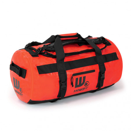 SAC DE VOYAGE ÉTANCHE DUFFEL BAG 60L HOWZIT - ROUGE 