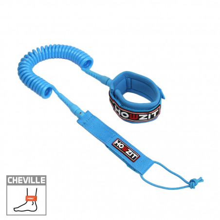 LEASH DE SUP HOWZIT COIL BLEU 9'