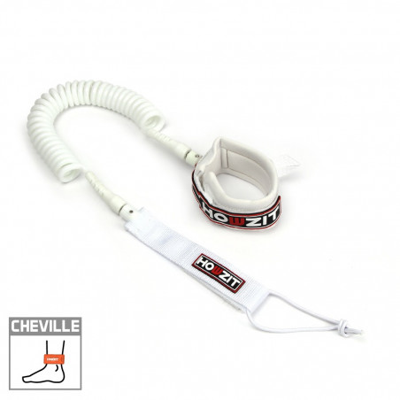 LEASH DE SUP HOWZIT COIL BLANC 9'