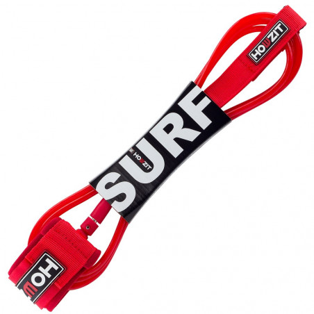 LEASH SURF HOWZIT ROUGE DIAMETRE 7MM 6.0