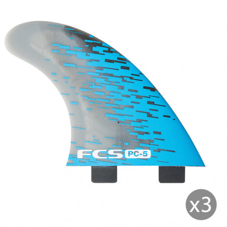 AILERONS SURF FCS PC-5 MEDIUM SET DE 3 M (65-80kg)