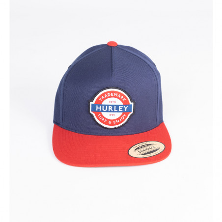 CASQUETTE HURLEY UNDERGROUND BLEU/ROUGE 