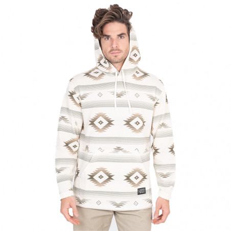 SWEAT HURLEY MOFERN SURF MANCHES LONGUES BLANC