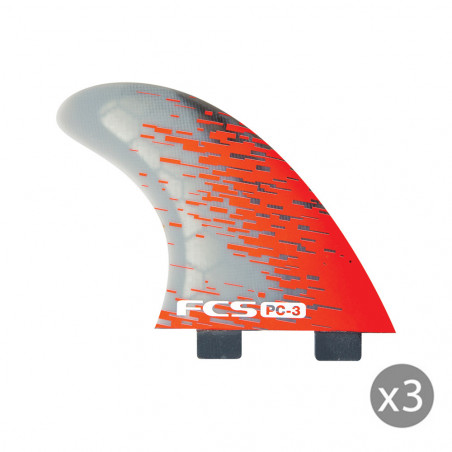 AILERONS SURF FCS PC-3 SMALL SET DE 3 S (55-70kg)