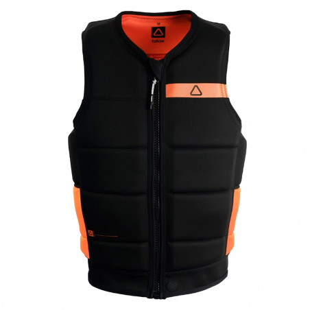 GILET SIGNAL FOLLOW WAKE NOIR/ORANGE 2023