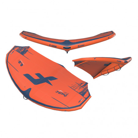 Aile de Wingsurf F-one Strike CWC Light Wind 2022 Flame/Abyss