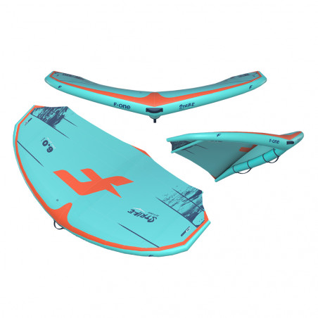 Aile de Wingsurf F-one Strike CWC Light Wind 2022 Glacier/Flame