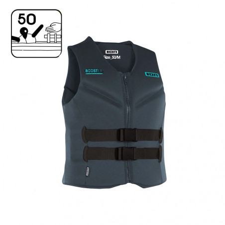 GILET DE FLOTABILITE ION BOOSTER 50 NEWTON FRONTZIP GRIS