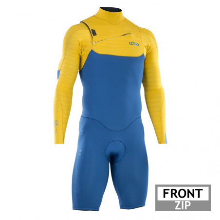 SHORTY ION SEEK CORE 3/2 FRONTZIP MANCHES LONGUES 2023 BLEU