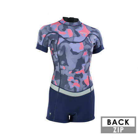 Shorty Femme Ion Amaze Shorty 2.5 Back Zip Manches Courtes 2023 Pink