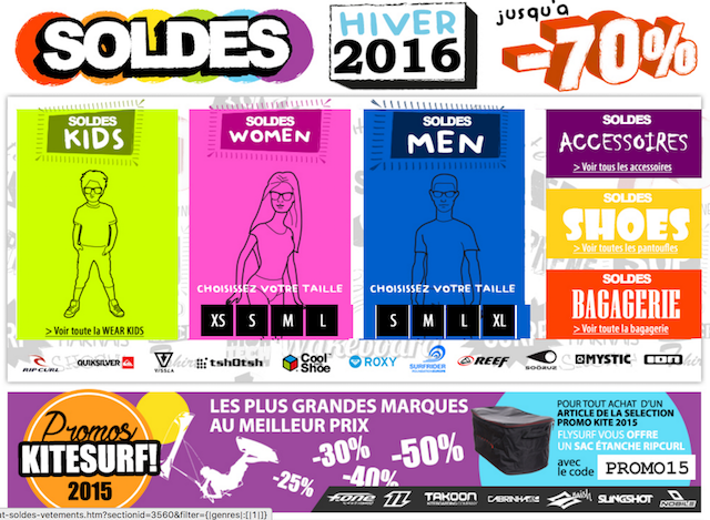Les soldes hiver 2016, c'est maintenant