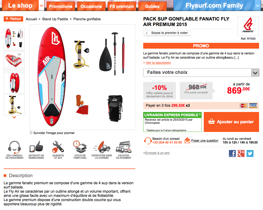 Nouvelle fiche produit