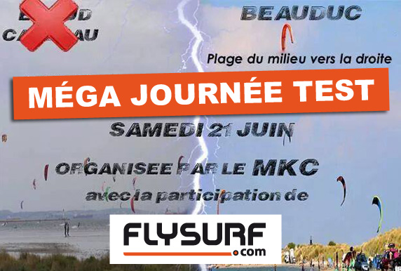 Méga test matos ce weekend à Beauduc