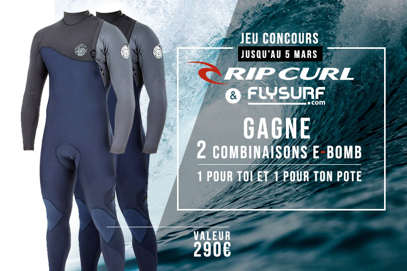 Deux Rip Curl E-Bomb à gagner !